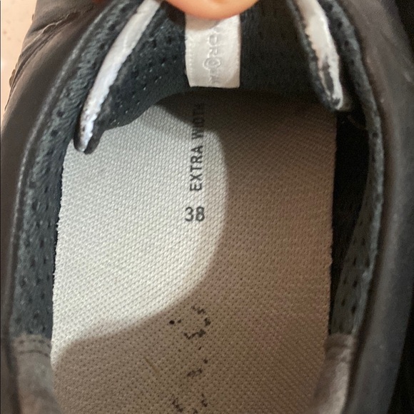 Ecco Men's Black Golf Shoes Size 7.5 (38) - Picture 6 of 12